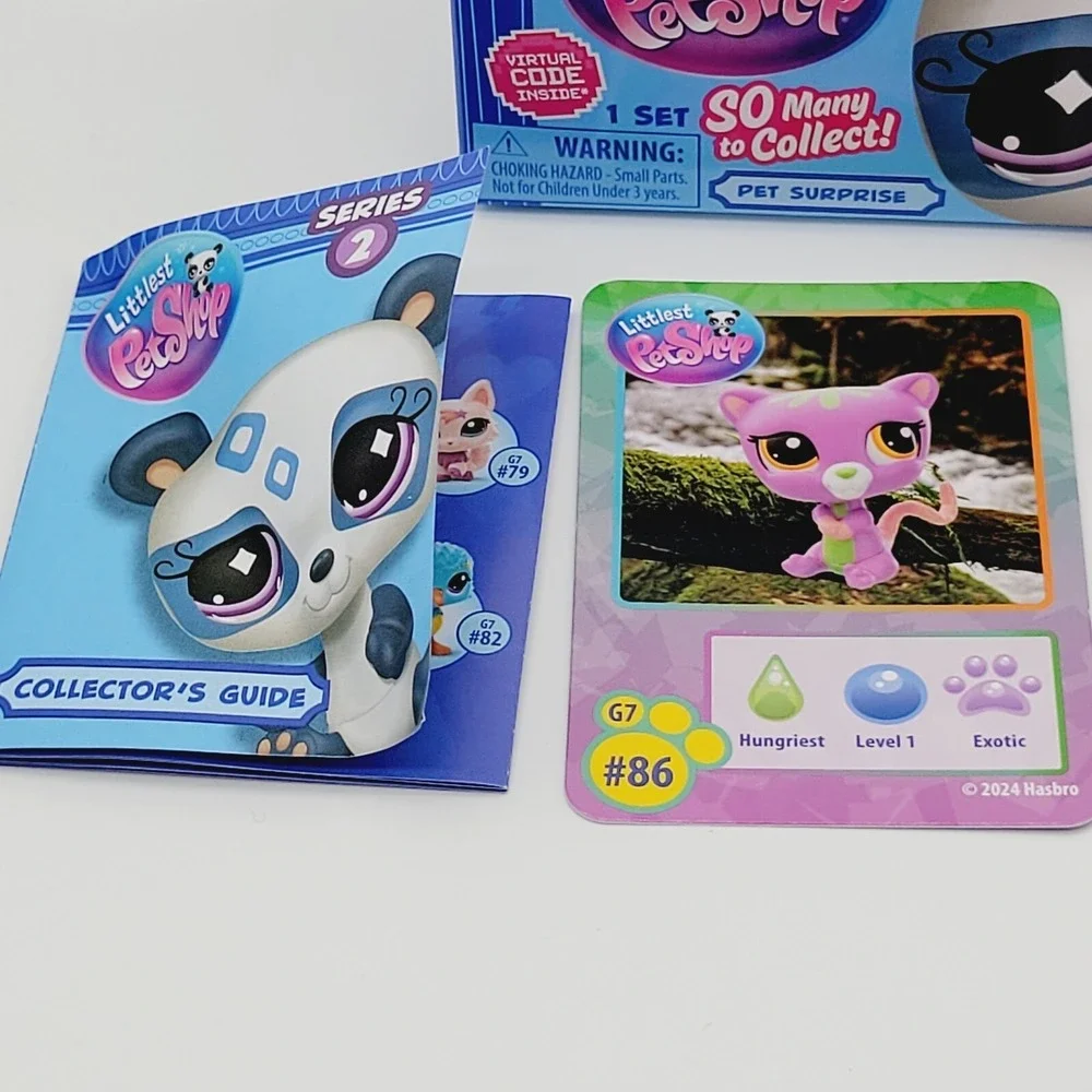 Littlest Pet Shop G7 #86 Blind Box Collectible Figure 2024 Series 2 LPS POSSUM
